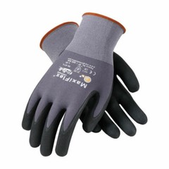 PIP 34-874 MaxiFlex Ultimate Nitrile Micro-foam Coated Gloves Large – Grey/Black