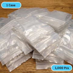 1000 Relock Zip 3″ x 5″ Clear 4Mil Bags Reclosable Top Seal Lock 3×5 Thick Bag
