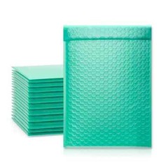 ProLine 500 #0 6.5×10 Extra Wide Teal Poly High Bubble Mailer DVD CD Envelopes
