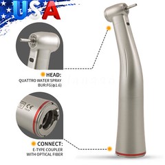 Dental 1:5 Optic LED Contra Angle Increasing Handpiece Fit NSK Electric Motor