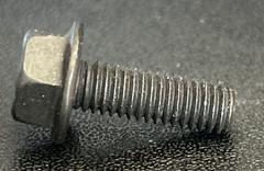 100qty M6 x 18mm Hex Flange Bolts Class 10.9 Black Oxide