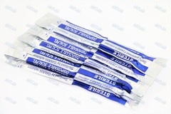 10 LOT STERILE DISPOSABLE SCALPELS #15 SINGLE USE – DENTAL,SURGICAL,DERMAPLANING