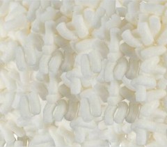 3.5 Cubic Foot of Eco Friendly Biodegradable Packing Peanuts / Popcorn