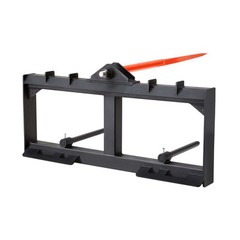 VEVOR 49″ Hay Spear Bale Spears Skid Steer Loader Tractor Attachment 1600lbs