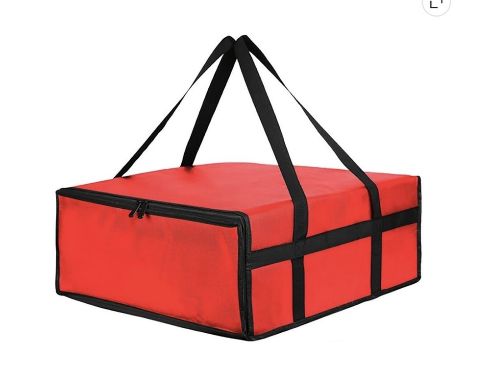 Insulated Pizza Delivery Bag for Carry Hot, 20″ x 20″ x 6″ Carrier Warmer, Insul