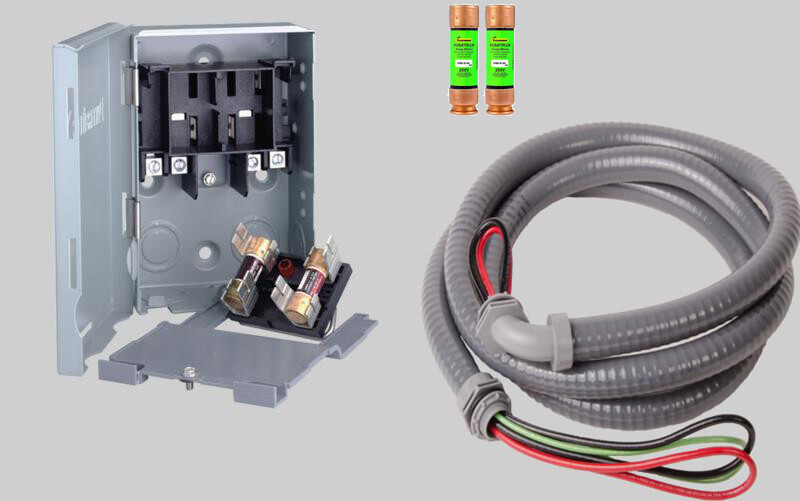 Quick Disconnect Switch Kit for Mini Split Air Conditioner Systems 30 Amp
