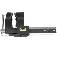 Stark USA 6″ Vise Clamp Tow Hitch Mount 2-inch Receiver Built-in Bench Mount
