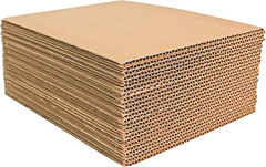 Corrugated Cardboard Filler Insert Sheet Pads 1/8″ Thick – 8.5 X 11 Inches