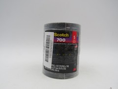 Scotch Vinyl 700 Electrical Tape 5 Rolls Black 3/4-in x 66-ft Commercial Grade