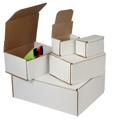 200 – 6x4x3 White Corrugated Shipping Mailer Boxes