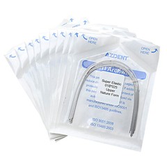 AZDENT Dental Orthodontic Arch Wires Super Elastic Niti Nature Form Rectangular