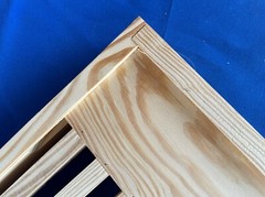Pine 10 frame slatted rack for Langstroth bee hive