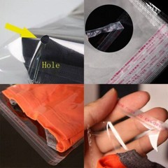 Any Size Clear Resealable Self Sealing Cello Cellophane Bag Plastic OPP Poly Bag