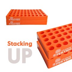 PEKYBIO Vial Racks for 4ml Vials, 50 Holes Sample Bottles Rack, Φ16mm, Pack o…