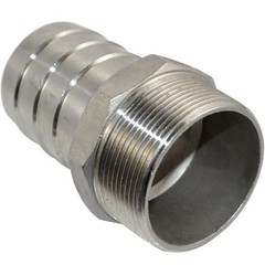 MALE NPT Thread Pipe Fitting to Barb Hose Tail End Connector Stainless Steel 304