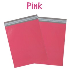 12″ x 15″ Designer Poly Mailers, Pink,Teal, Polka Dots,Hearts Flat Shipping Bags
