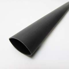(1 FOOT) 1/4″ Black Heat Shrink Tube 3:1 Dual Wall Adhesive Glue Marine 6.4mm ID