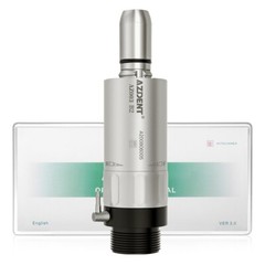 AZDENT Dental Slow Low Speed Handpiece Air Motor 4/2Hole Micromotor E-type