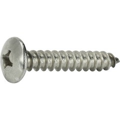 #10 Truss Head Sheet Metal Screws Self Tap Phillips Stainless Steel All Sizes