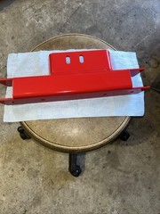 Red powder coat Sherwin Williams Powdura TGIC 