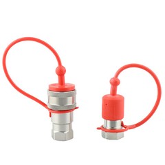 1/2″ Ag Hydraulic Quick Connect Couplers Couplings, Ball Pioneer Style 2 Sets