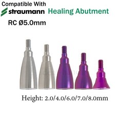 Fits ITI Straumann BL/BLT Dental NC/RC Healing Abutment Caps Cover Screw