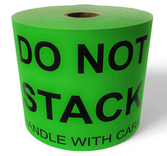Shipping Labels- Do Not Stack Handle With Care 250 Each, 1-12 Rolls
