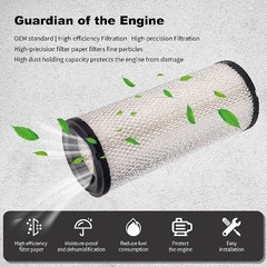 Air Filter for Maverick X3 Max XDS XRS Turbo R RR Sport 1000 900 R 2 Size: 1PC