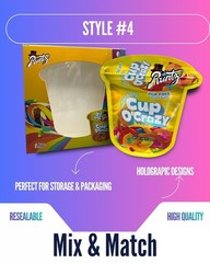 3.5g Mylar Bags With Display Box | Resealable Smell Proof | 12-128 Pack Options
