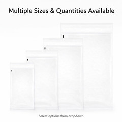 Clear Resealable OPP Cello Bags 1.5 Mil Poly w/ Suffocation Warning – Multi Size