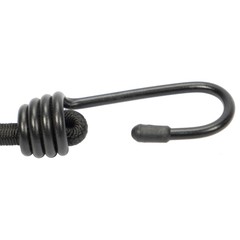 3/8 Inch x 18 Inch Black Bungee Cords Bundle of 25