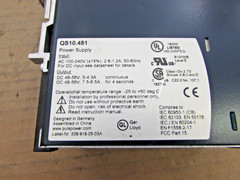 Puls QS10.481 Power Supply Input: AC 100-240V Output: DC 48-56V (New OUT OF BOX)