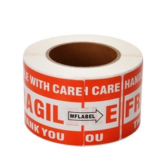 10 Rolls 3×5 500/Roll FRAGILE Stickers Handle With Care Thank You Shipping Label