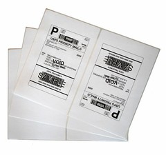 1000 Shipping Labels 8.5″x5.5″ Rounded Corner Self Adhesive 2 Per Sheet Blank US