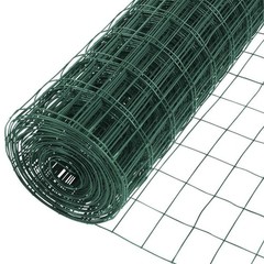 16 Gauge Green Vinyl Coated Welded Wire Mesh Size 2 inch X 3 inch