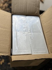 6000 Blank 4 x 6 Direct Thermal Fanfold Peel & Stick UPS Shipping Labels Bulk