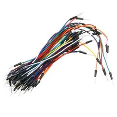 65Pcs Solderless Breadboard Male-Male Jumper Cables Wires Various Lengths US Stk