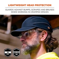 Ergodyne – 23336 Skullerz 8955 Lightweight Bump Cap Baseball Hat Style