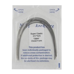 100pcs Dental Ortho Arch Wire Natural Niti Stainless S Round Rectangular Ovoid