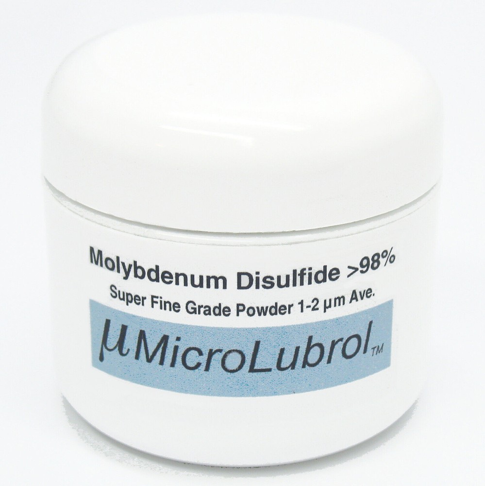 2 oz 57g MICROLUBROL MOLYBDENUM DISULFIDE Moly MoS2 Powder SUPER FINE 1-2 micron
