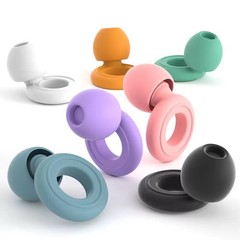 Reusable Silicone Ear Plugs Noise Cancelling Earplugs Protector Study Sleep Swim