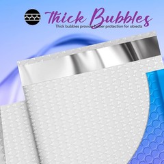 600Pc Poly Bubble Mailers 6×10 Padded Envelopes Shipping Mailing Bags BluePurple