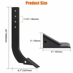 1PC Tractor Box Blade 16″ Adjustable Ripper Shanks Anti-Rust Coating For Plowing
