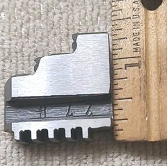 Set of Jaws for 3-Jaw Lathe Chuck Machinist Unknown Manufacturer