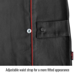 Revco Black Stallion BSX BX9C Black FR Welding Jacket with Red Flames (SM – 4XL)