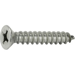 #4 Phillips Flat Head Self Tapping Sheet Metal Screws Stainless Steel All Sizes