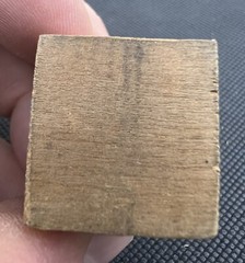 Vintage Letterpress Printing Block United States Naval Reserve Copper On Wood 1”