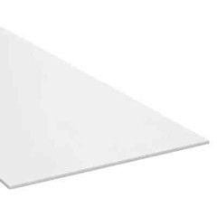 1/16 Inch Thick UHMW Plastic Sheet 24″ Length x 12 in Width Off-White Opaque NEW