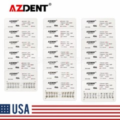 AZDENT Orthodontic Dental Brackets Roth MBT.022/.018 Hooks/Niti Round Arch Wire