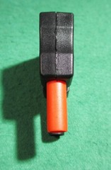 1 Type K Thermocouple Bead probe + NPN 4mm Banana Dual Plug Multimeter Adapter